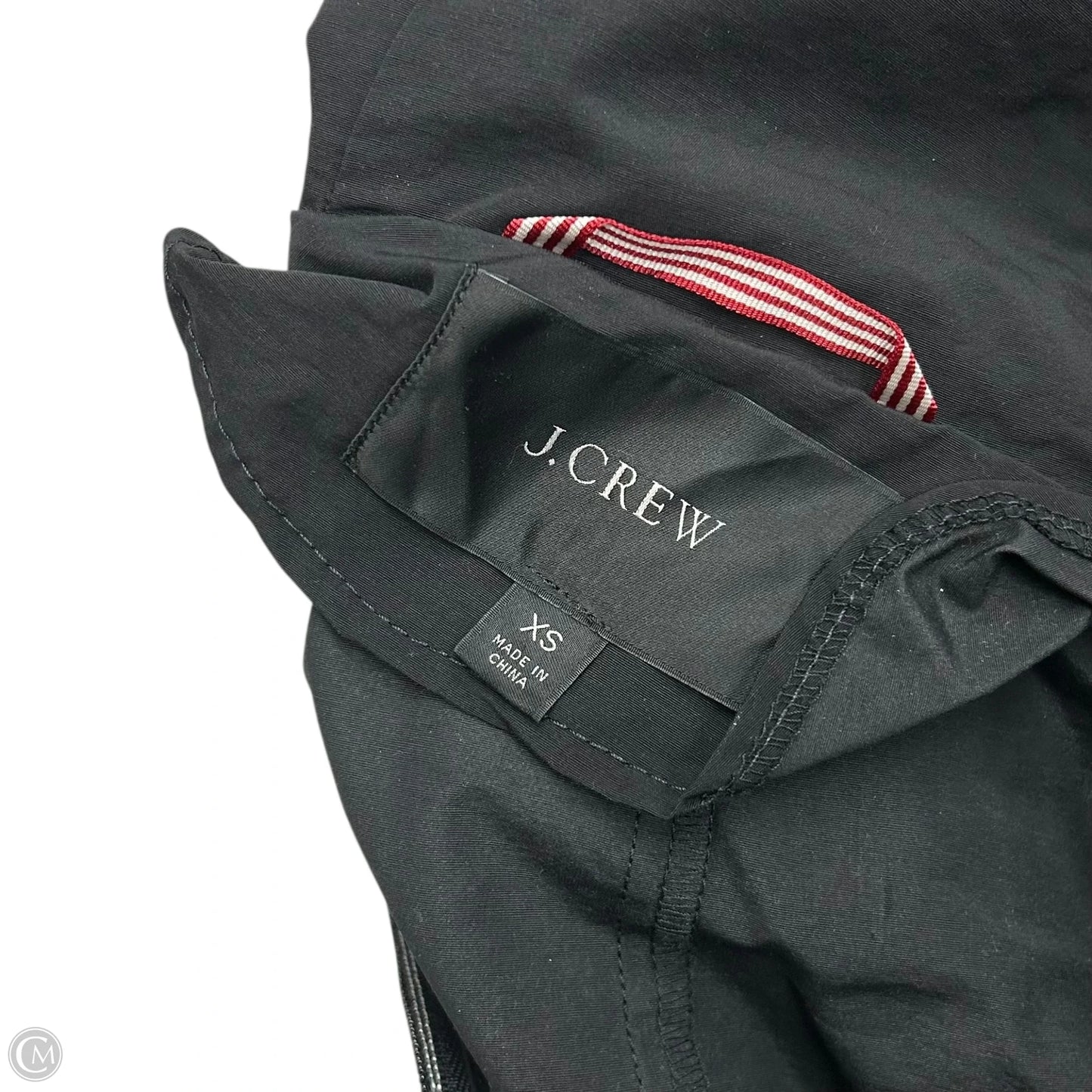 Coat Raincoat By J. Crew In Black, Size: Xs