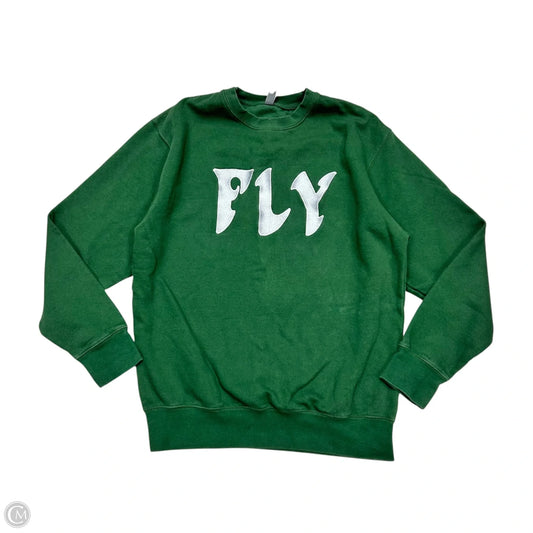 Sweatshirt Crewneck By Cotton Heritage In Green, Size: M