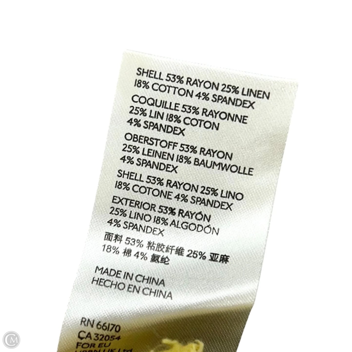 Pants Cropped By Maeve In Yellow, Size: 0p