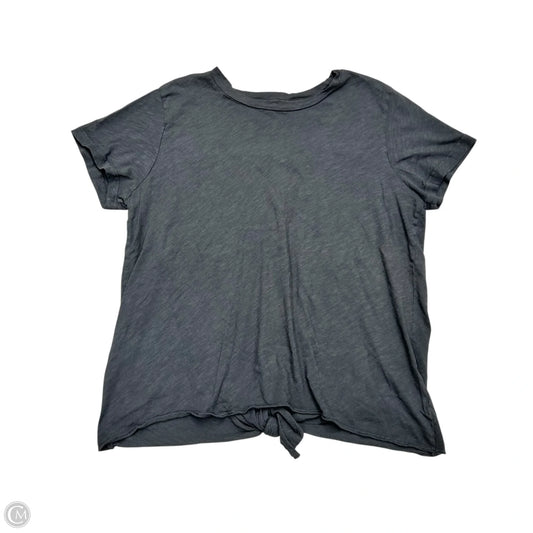 Top Short Sleeve Basic By Sundry In Grey, Size: L