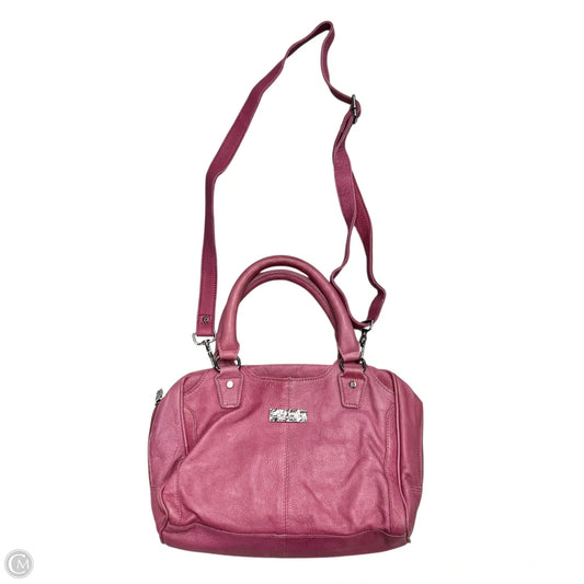 Handbag Leather By Salvador Bachiller, Size: Medium