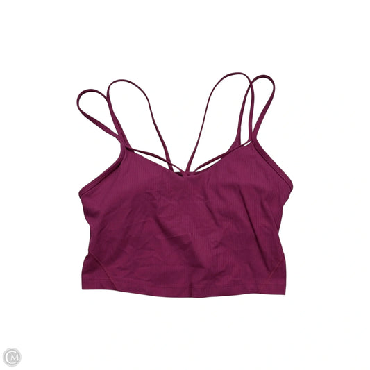 Athletic Bra By Lululemon In Pink, Size: M