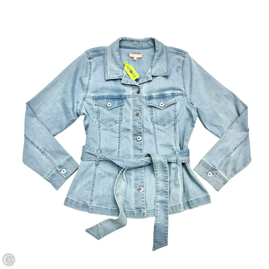 Jacket Denim By All Worthy In Blue Denim, Size: M