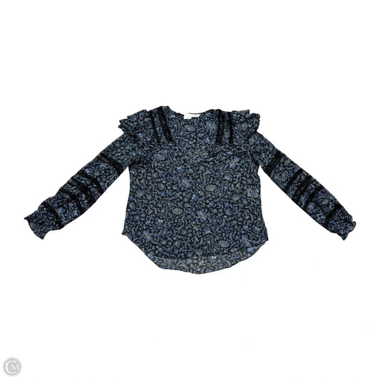 Top Long Sleeve By Veronica Beard In Floral Print, Size: S