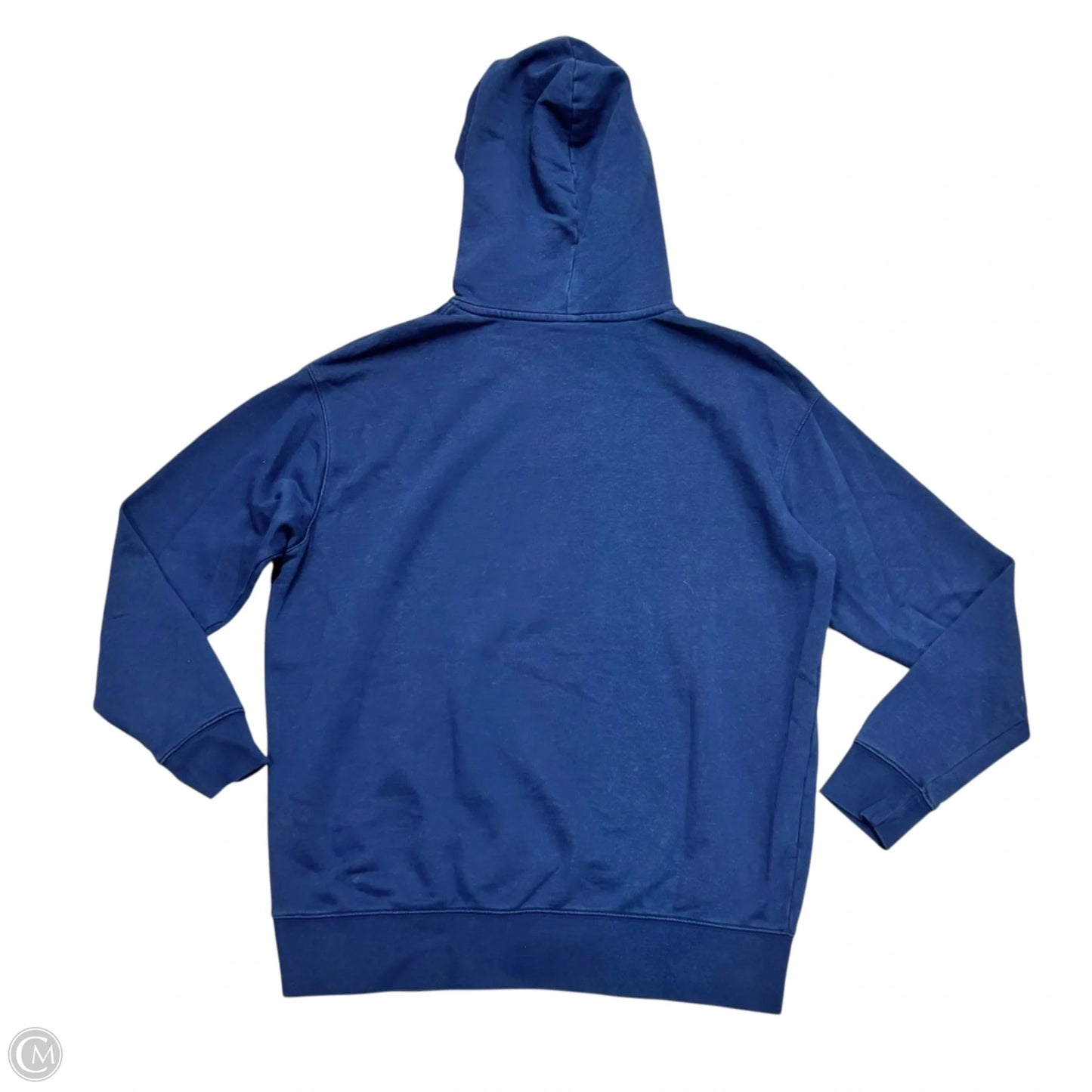 Sweatshirt Hoodie By Nike In Blue, Size: S