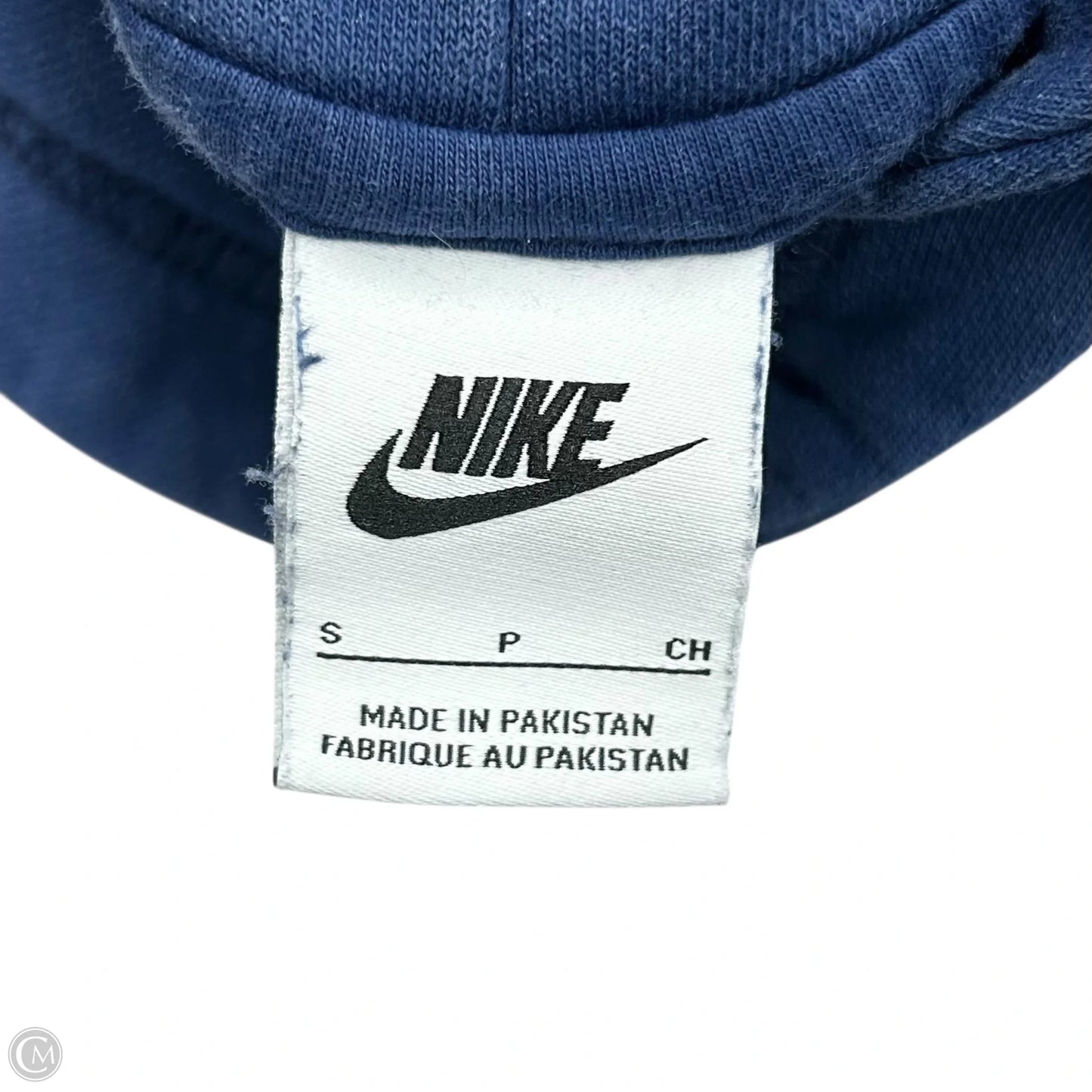 Sweatshirt Hoodie By Nike In Blue, Size: S