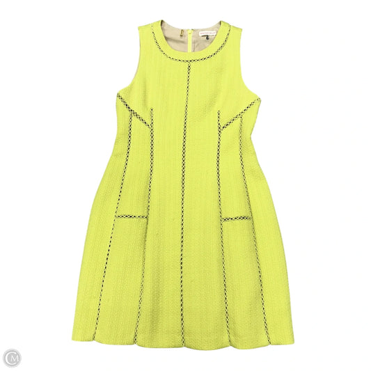 Dress Casual Short By Rebecca Taylor In Chartreuse, Size: M