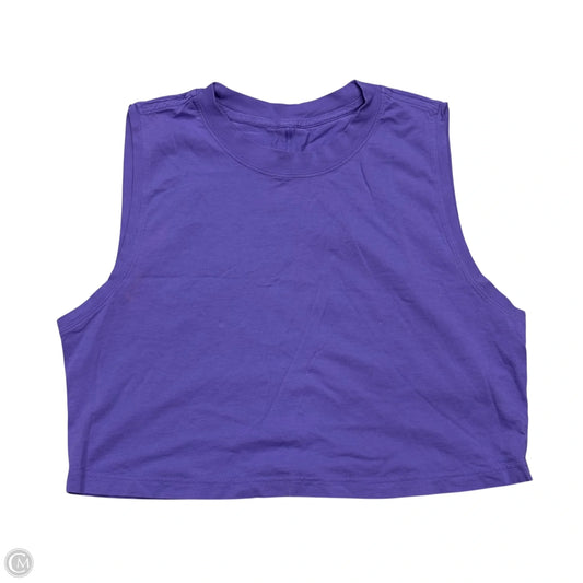 Athletic Tank Top By Lululemon In Purple, Size: S