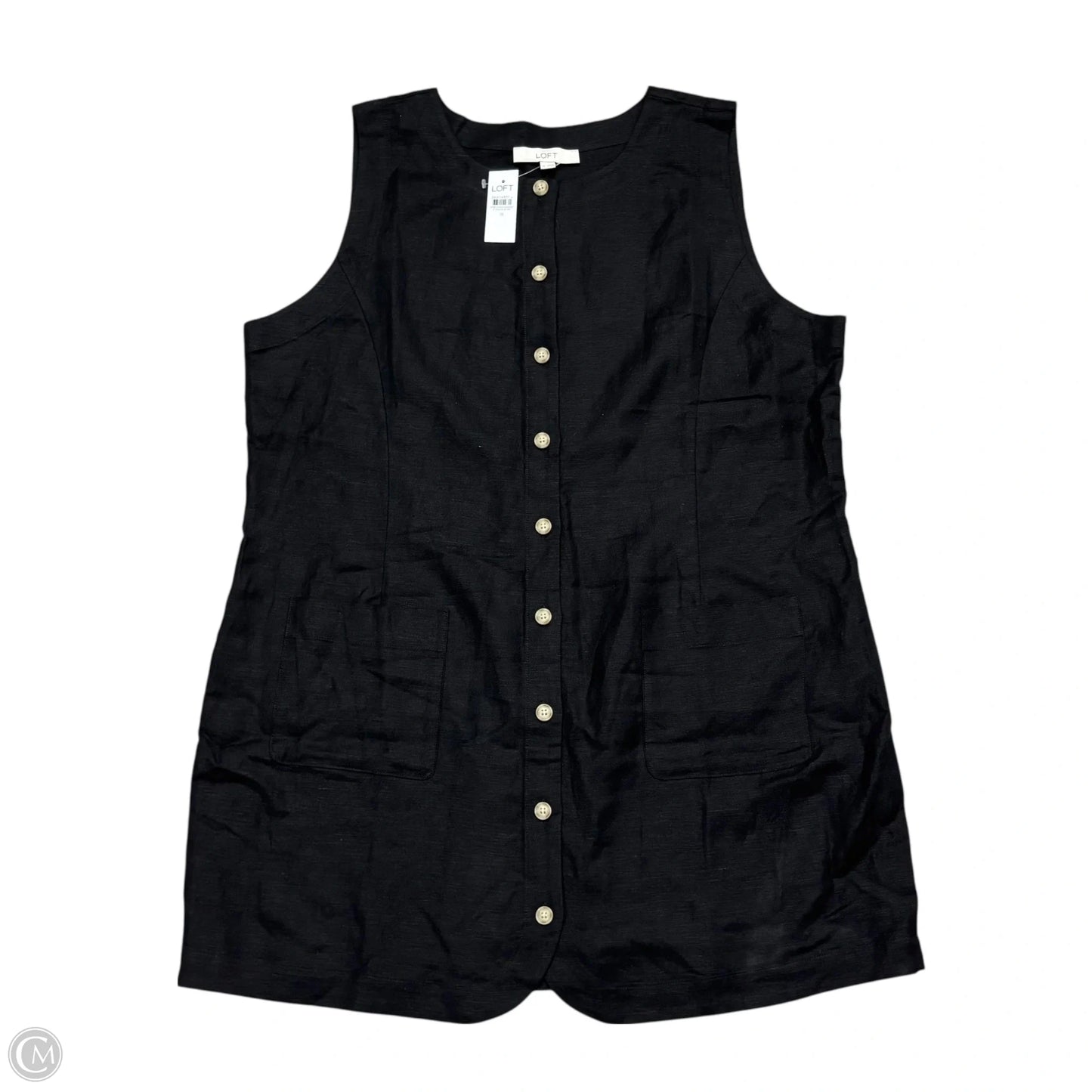 Dress Casual Short By Loft In Black, Size: 18