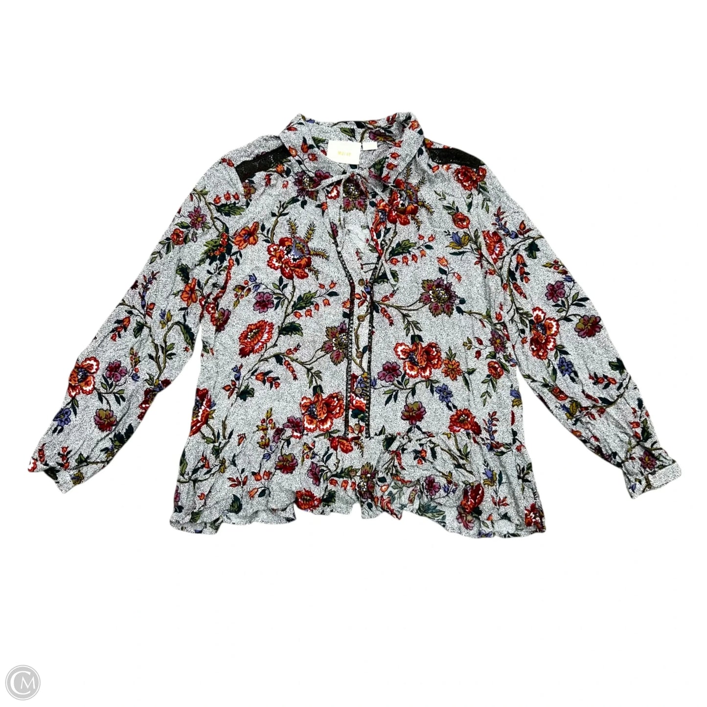 Top Long Sleeve By Maeve In Floral Print, Size: Xl