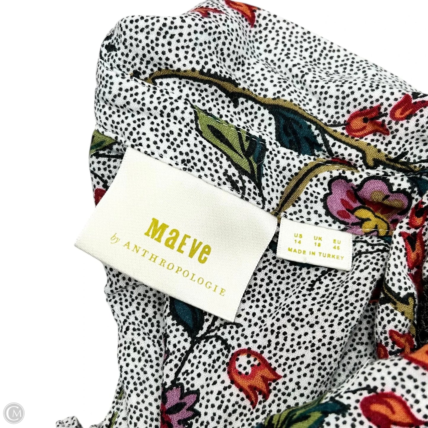 Top Long Sleeve By Maeve In Floral Print, Size: Xl