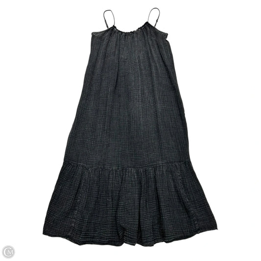 Dress Casual Midi By Anthropologie In Grey, Size: Xxs