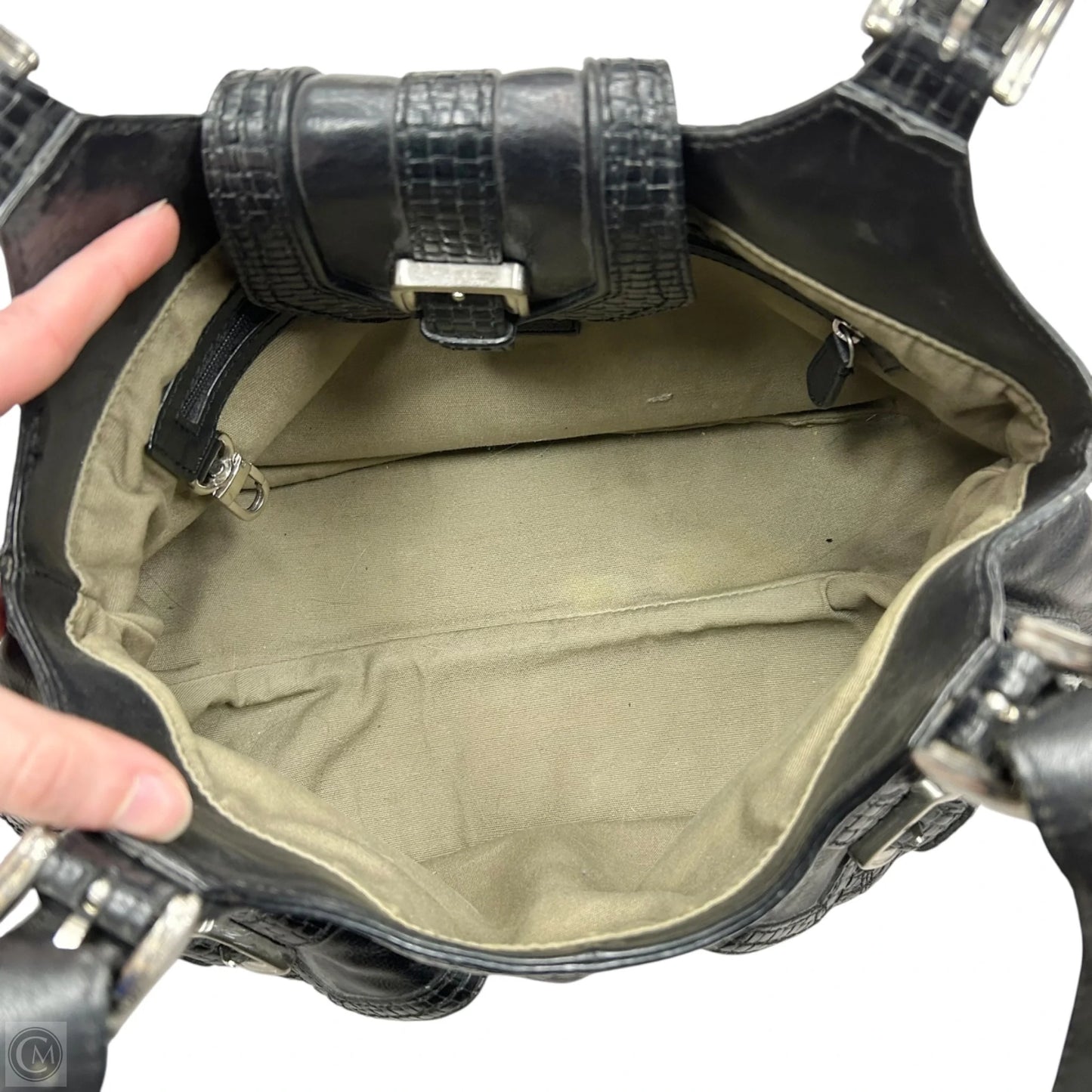 Handbag Leather By Cole-haan, Size: Medium