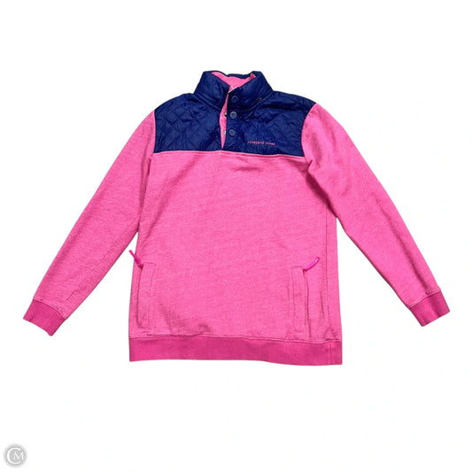 Sweatshirt Collar By Vineyard Vines In Blue & Pink, Size: Xs