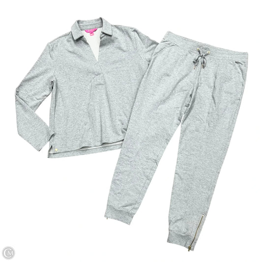 Pant Set Designer By Lilly Pulitzer In Grey, Size: M