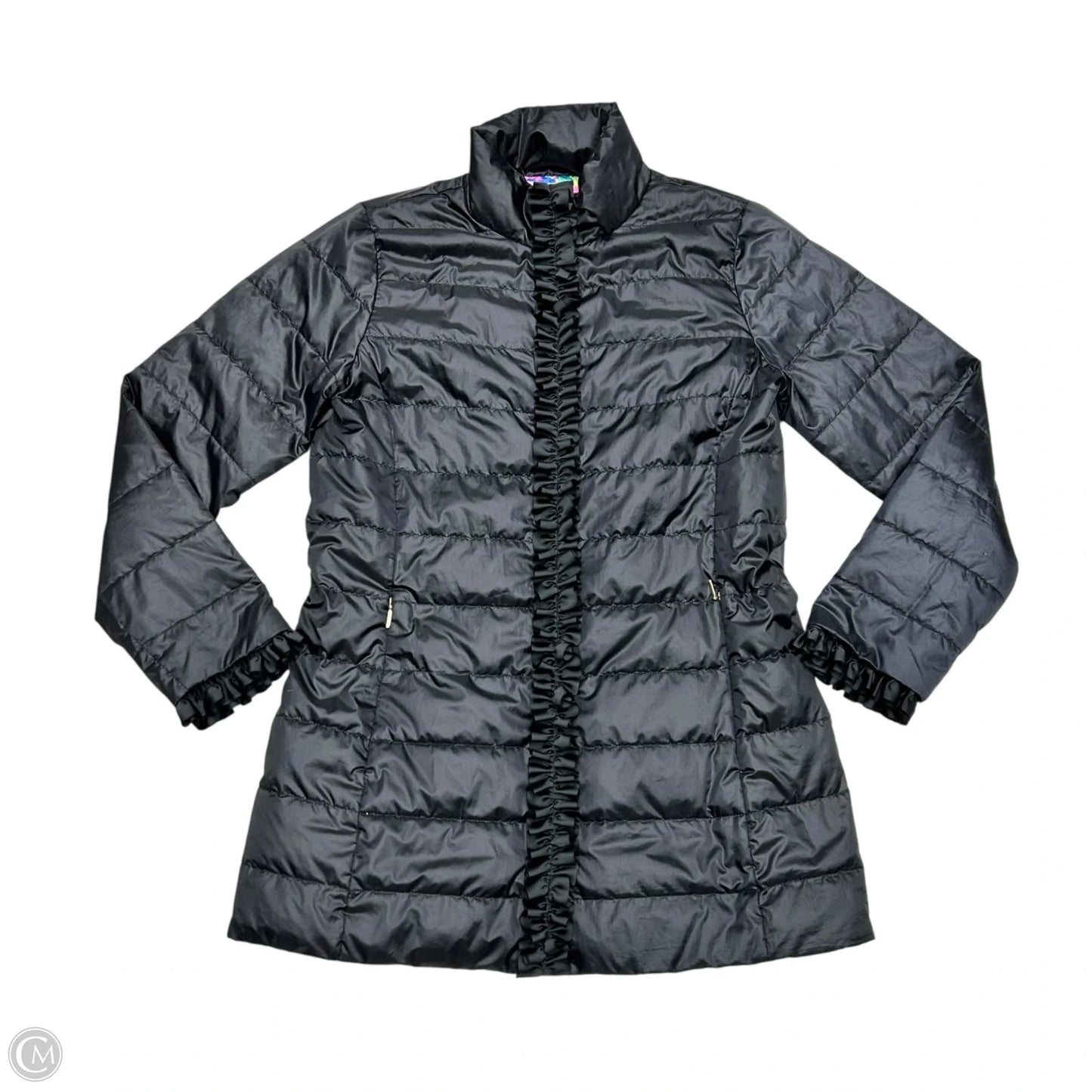 Coat Designer By Lilly Pulitzer In Black, Size: M