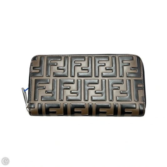 Wallet Luxury Designer By Fendi, Size: Large