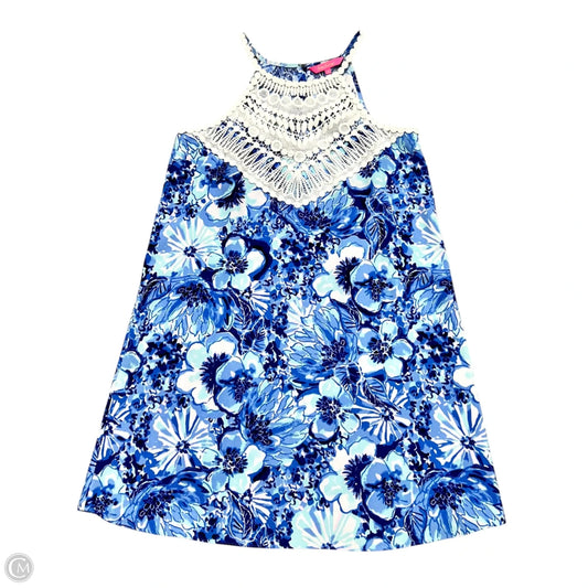 Dress Designer By Lilly Pulitzer In Blue & White, Size: Xs
