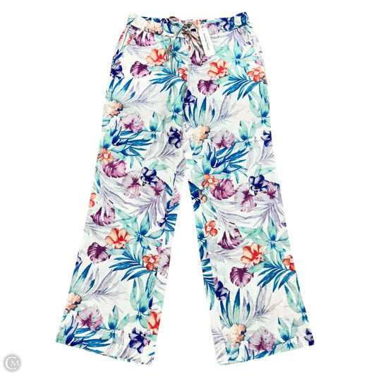 Pants Linen By Tommy Bahama In Tropical Print, Size: S