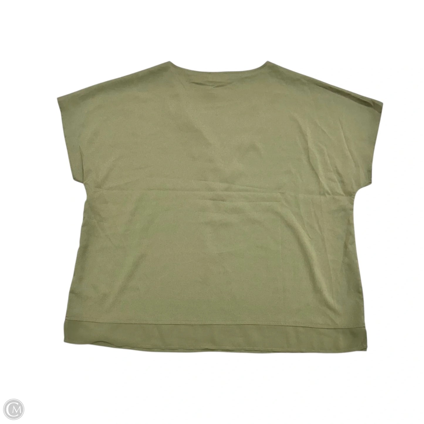 Top Short Sleeve By Dkny In Green, Size: Xl