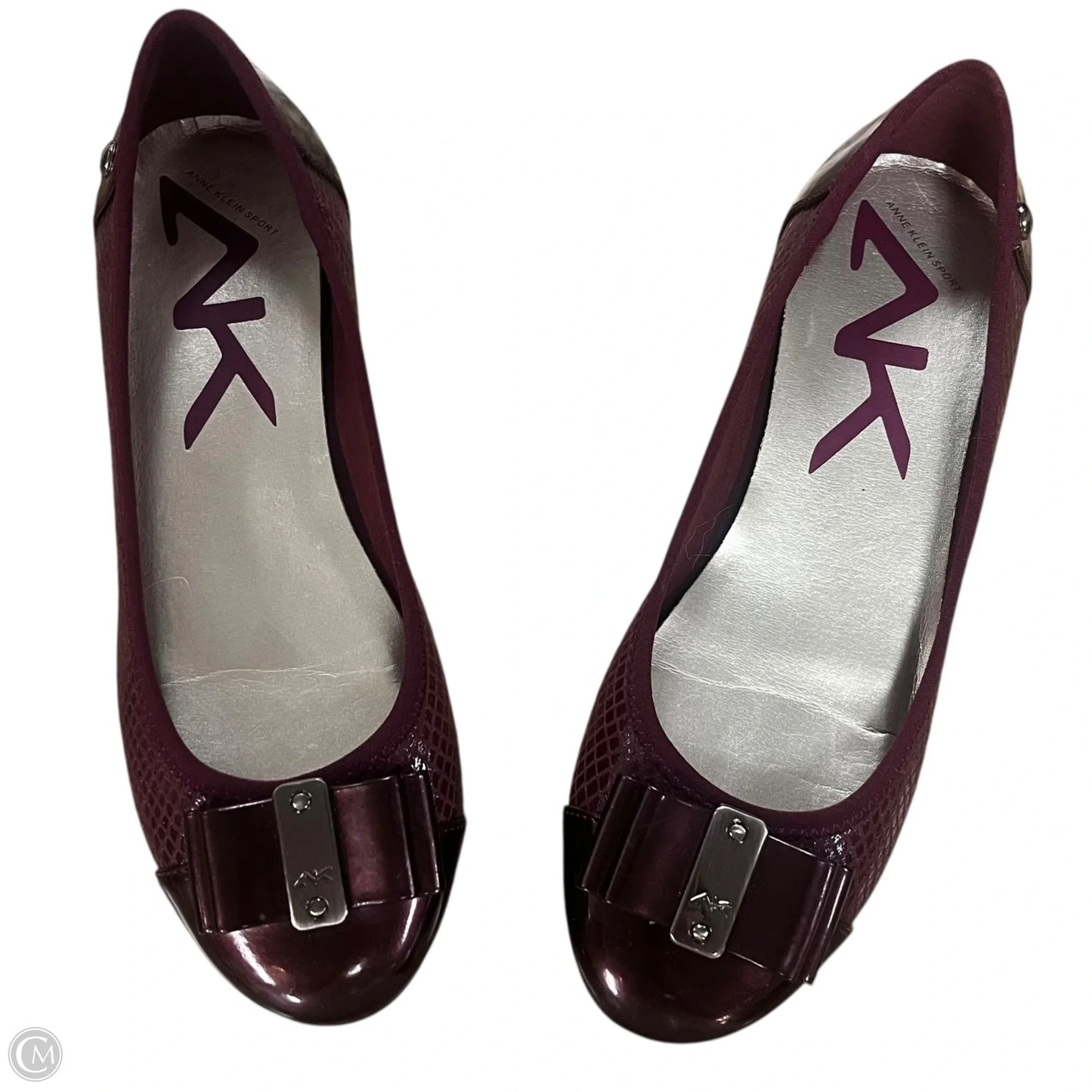 Shoes Flats By Anne Klein In Maroon, Size: 6