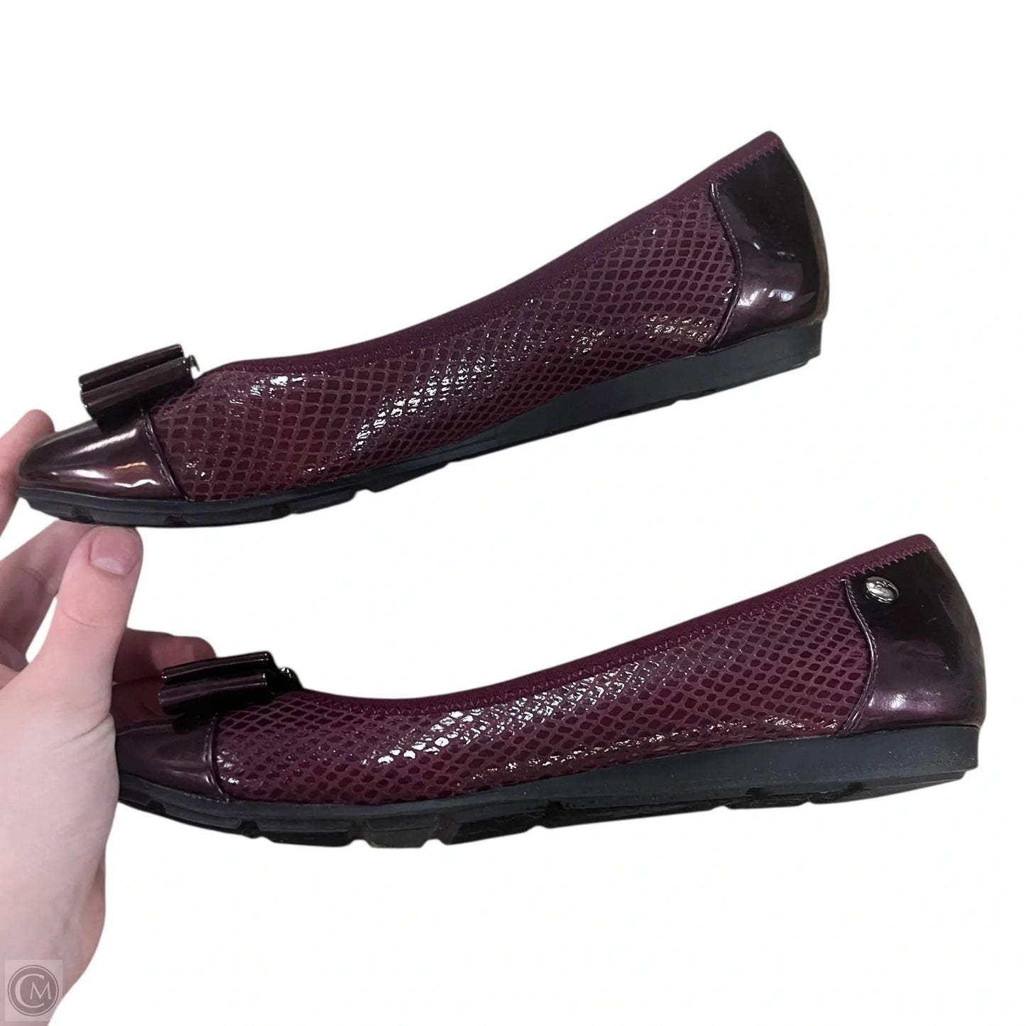 Shoes Flats By Anne Klein In Maroon, Size: 6
