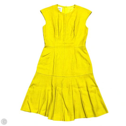 Dress Party Midi By Akris In Yellow, Size: S