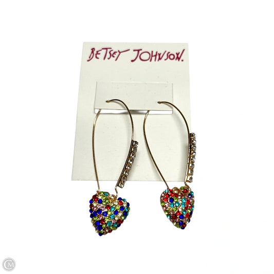 Earrings Dangle/drop By Betsey Johnson
