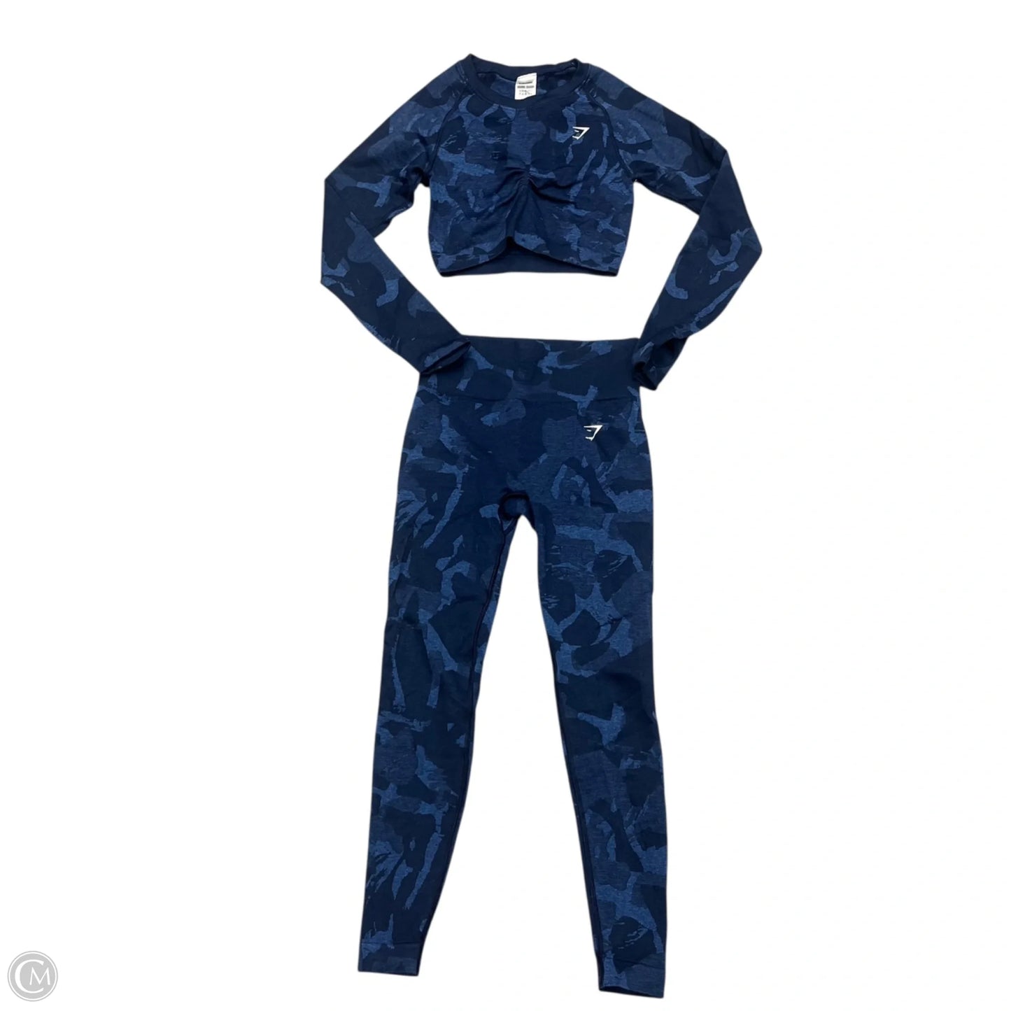 Athletic Pants 2pc By Gym Shark In Blue, Size: S