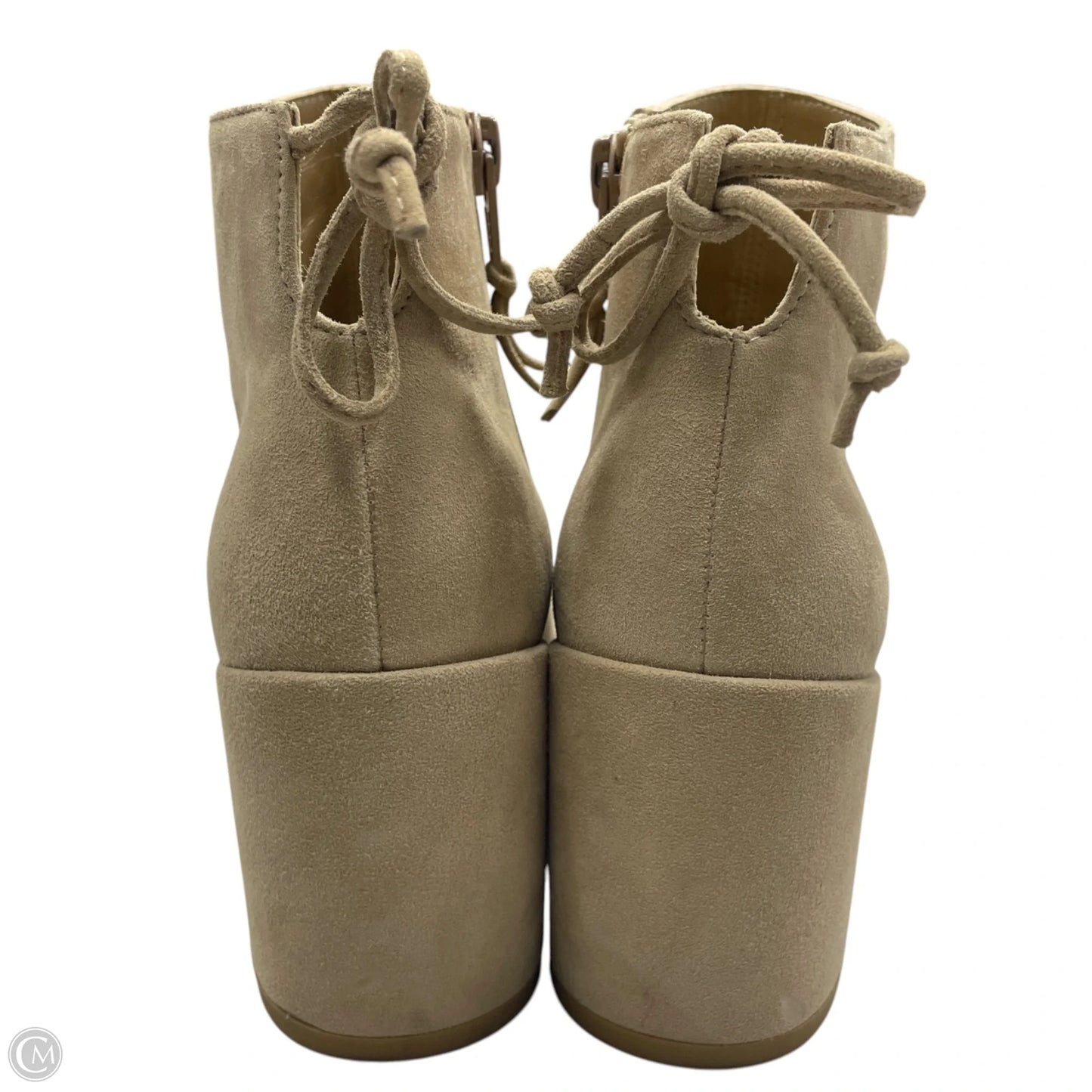 Boots Designer By Stuart Weitzman In Cream, Size: 5