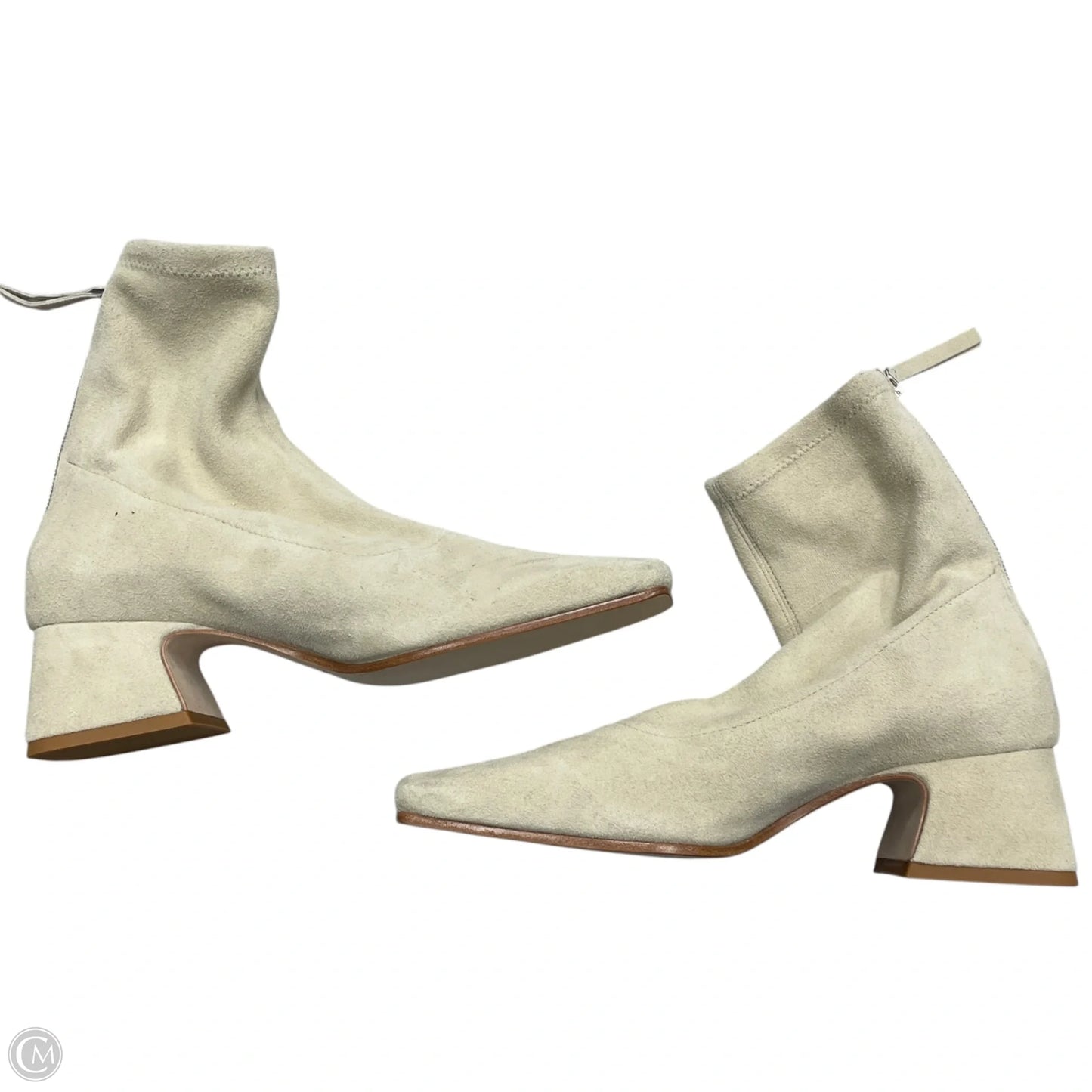 Boots Ankle Heels By Reformation In Cream, Size: 5