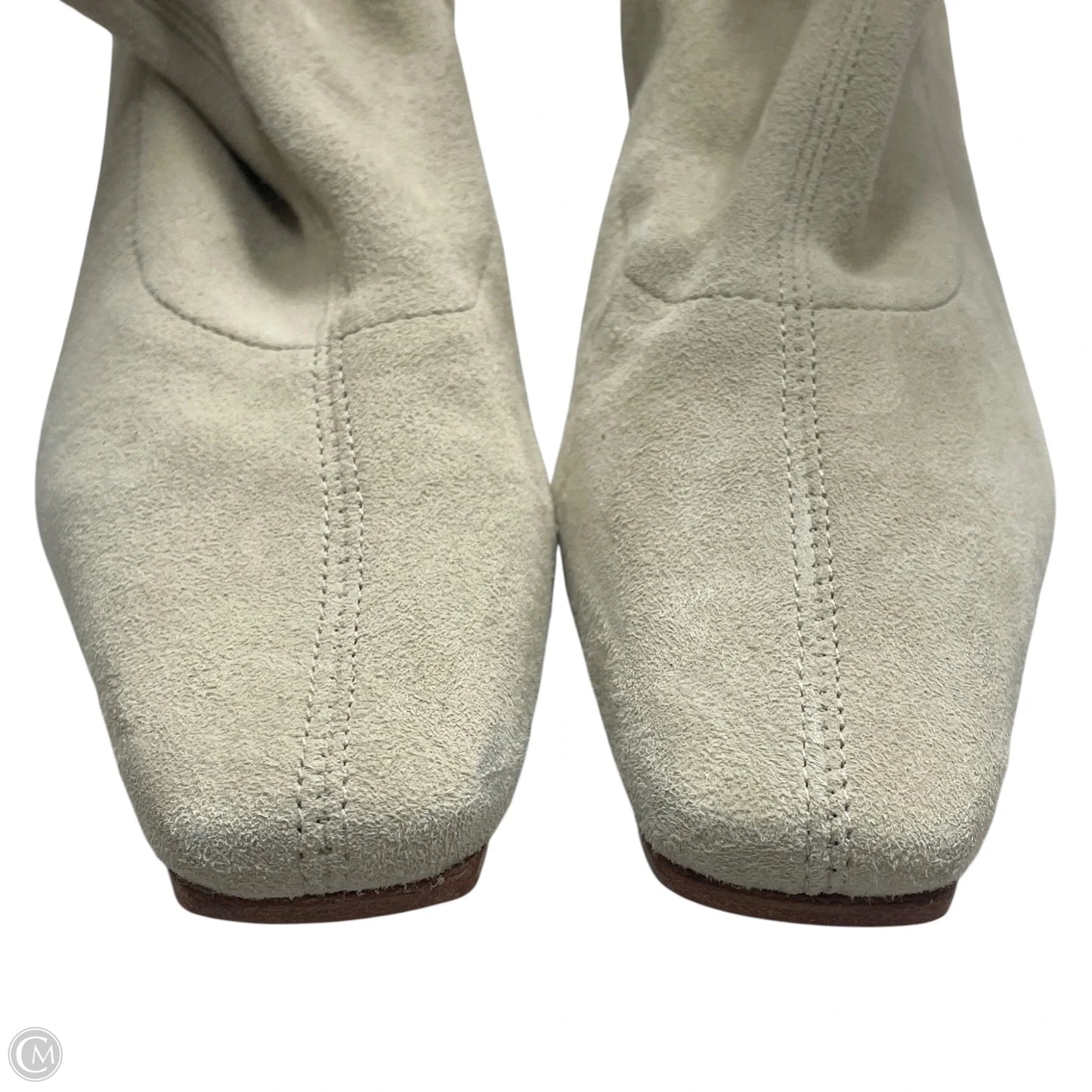 Boots Ankle Heels By Reformation In Cream, Size: 5