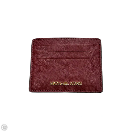 Id/card Holder Designer By Michael By Michael Kors, Size: Small