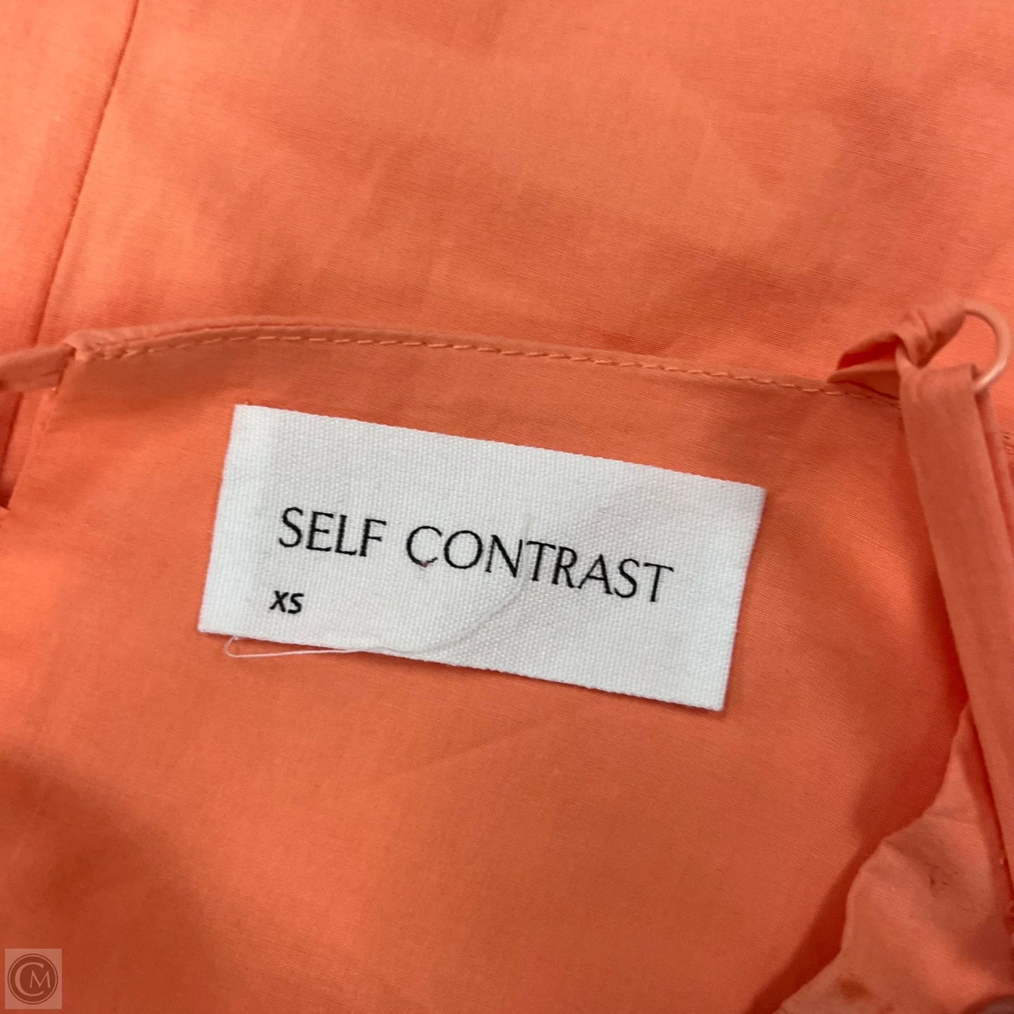 Dress Casual Midi By Self Contrast In Peach, Size: Xs