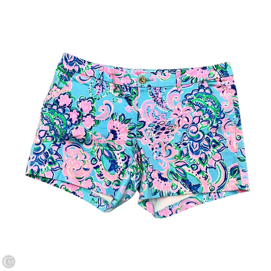 Shorts Designer By Lilly Pulitzer In Blue & Pink, Size: 8