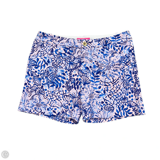 Shorts Designer By Lilly Pulitzer In Blue & Pink, Size: 8