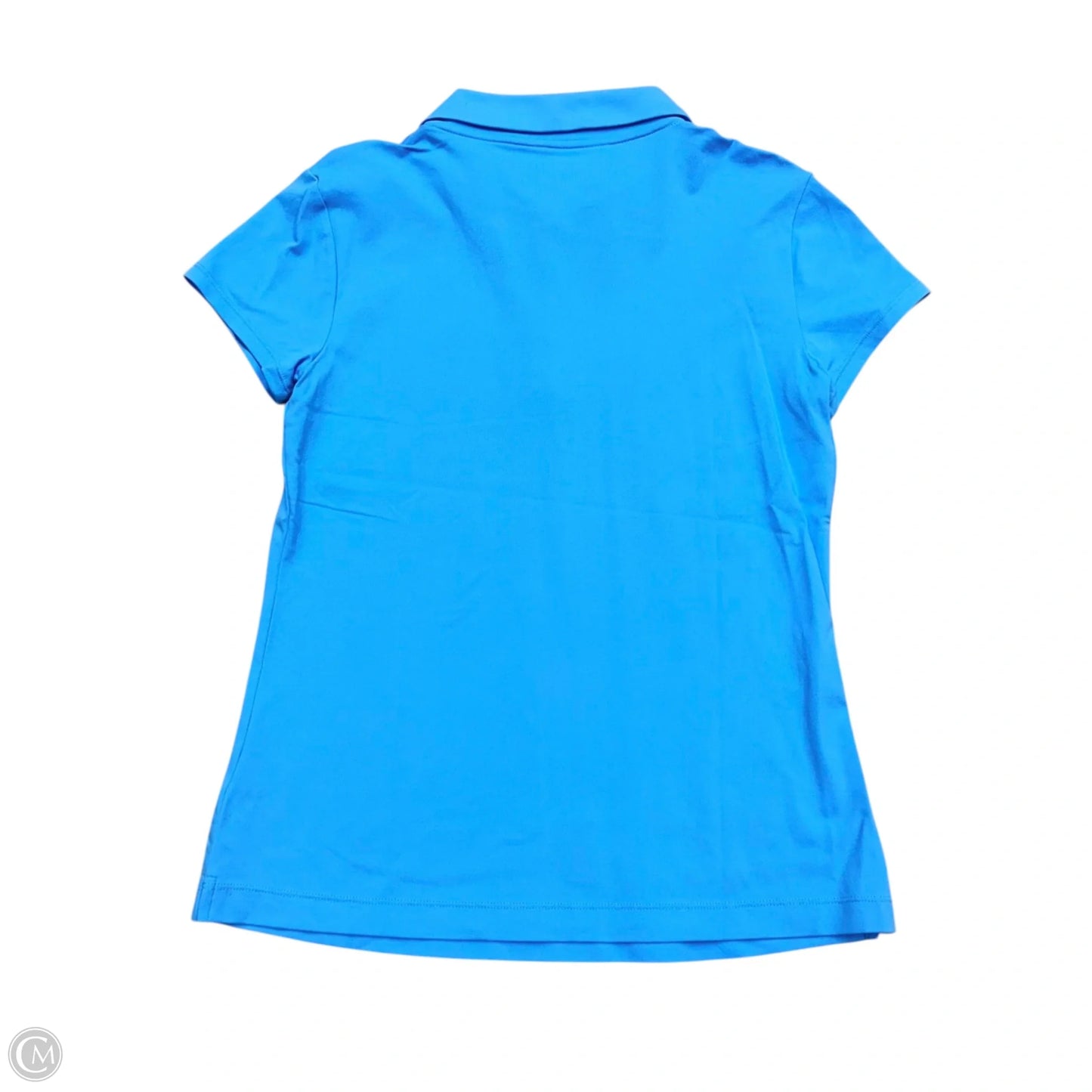 Top Short Sleeve Designer By Lilly Pulitzer In Blue, Size: M