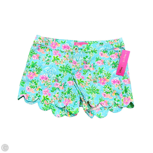 Shorts Designer By Lilly Pulitzer In Blue & Pink, Size: M