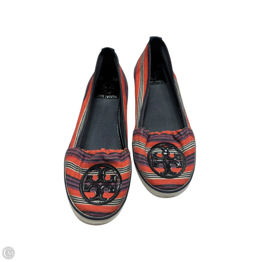Shoes Designer By Tory Burch In Blue & Red, Size: 8