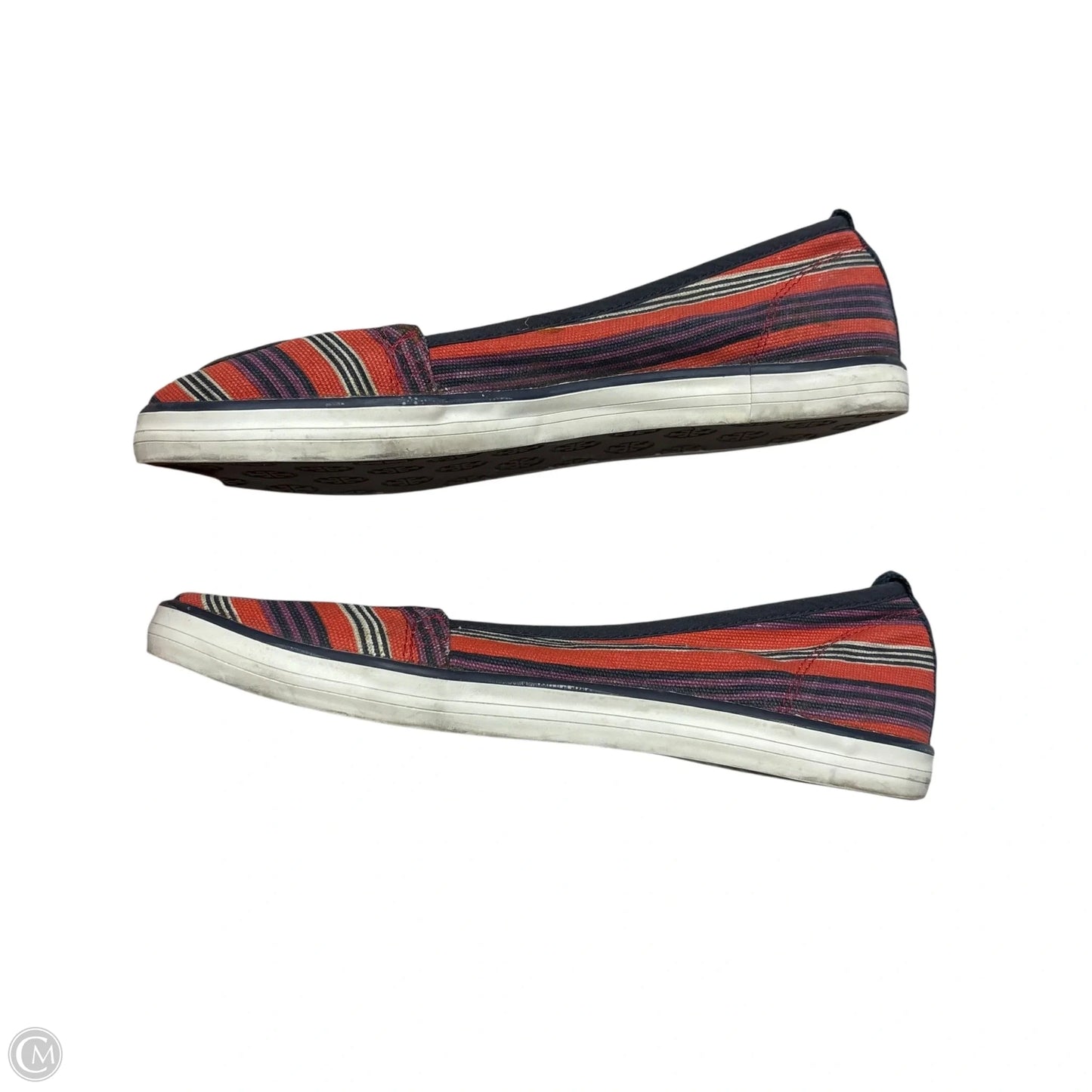 Shoes Designer By Tory Burch In Blue & Red, Size: 8