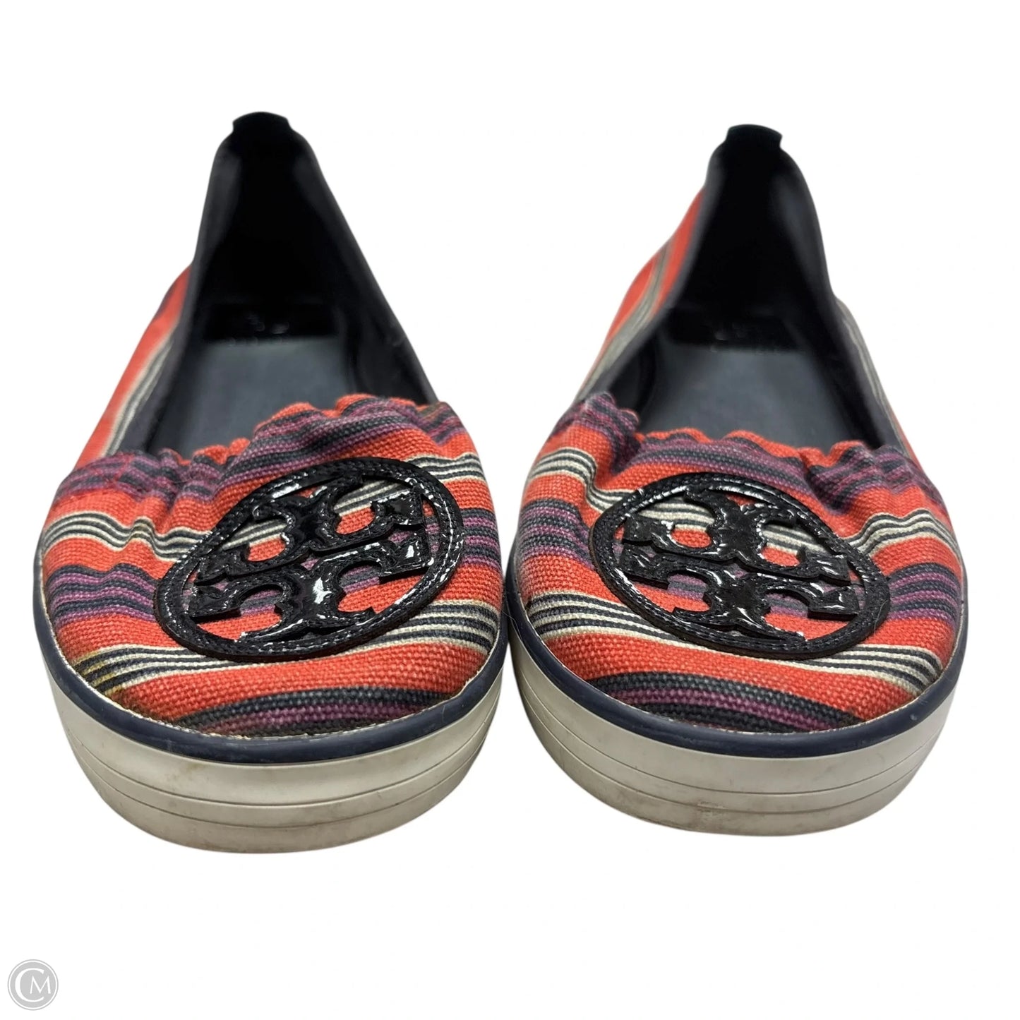 Shoes Designer By Tory Burch In Blue & Red, Size: 8