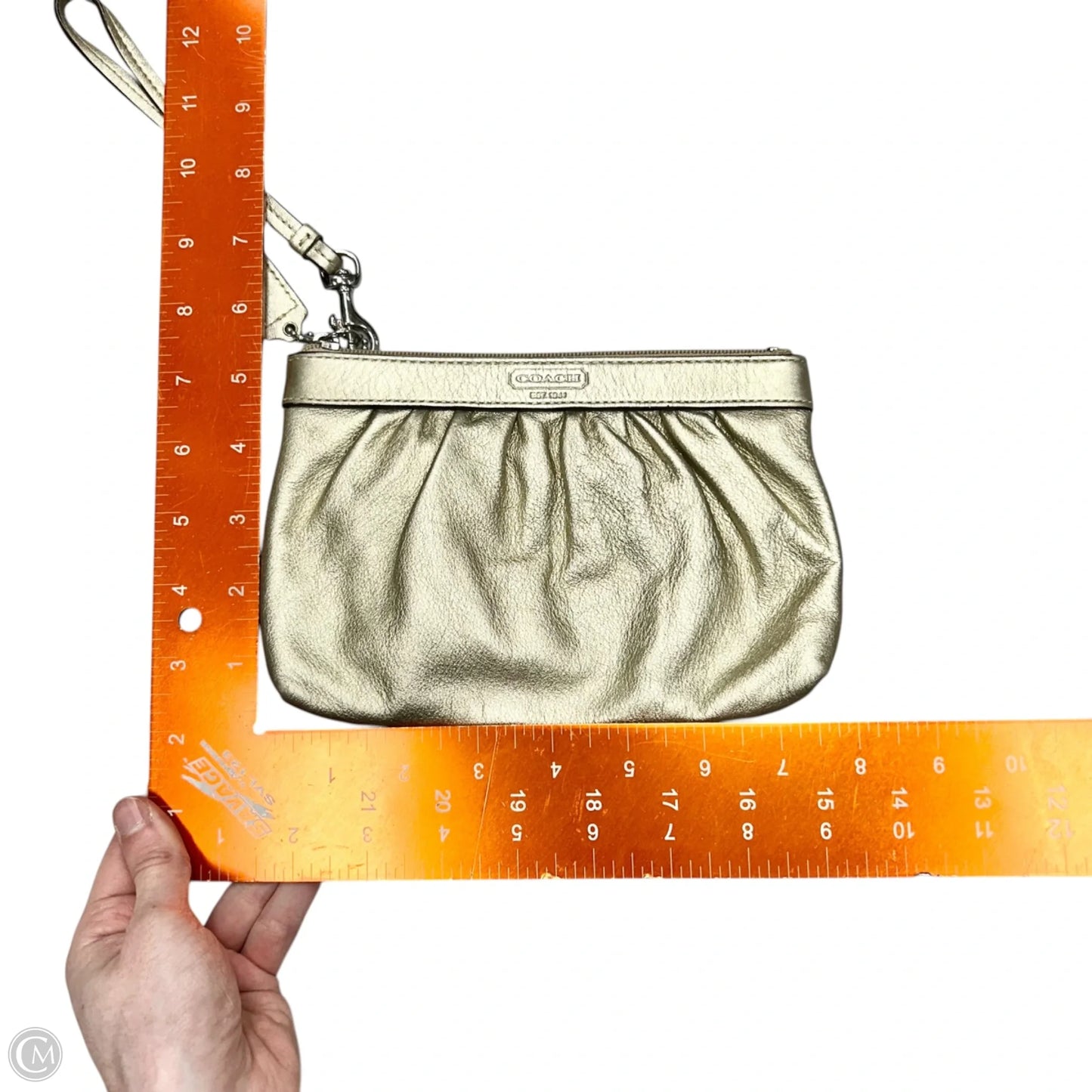 Wristlet Designer By Coach, Size: Medium