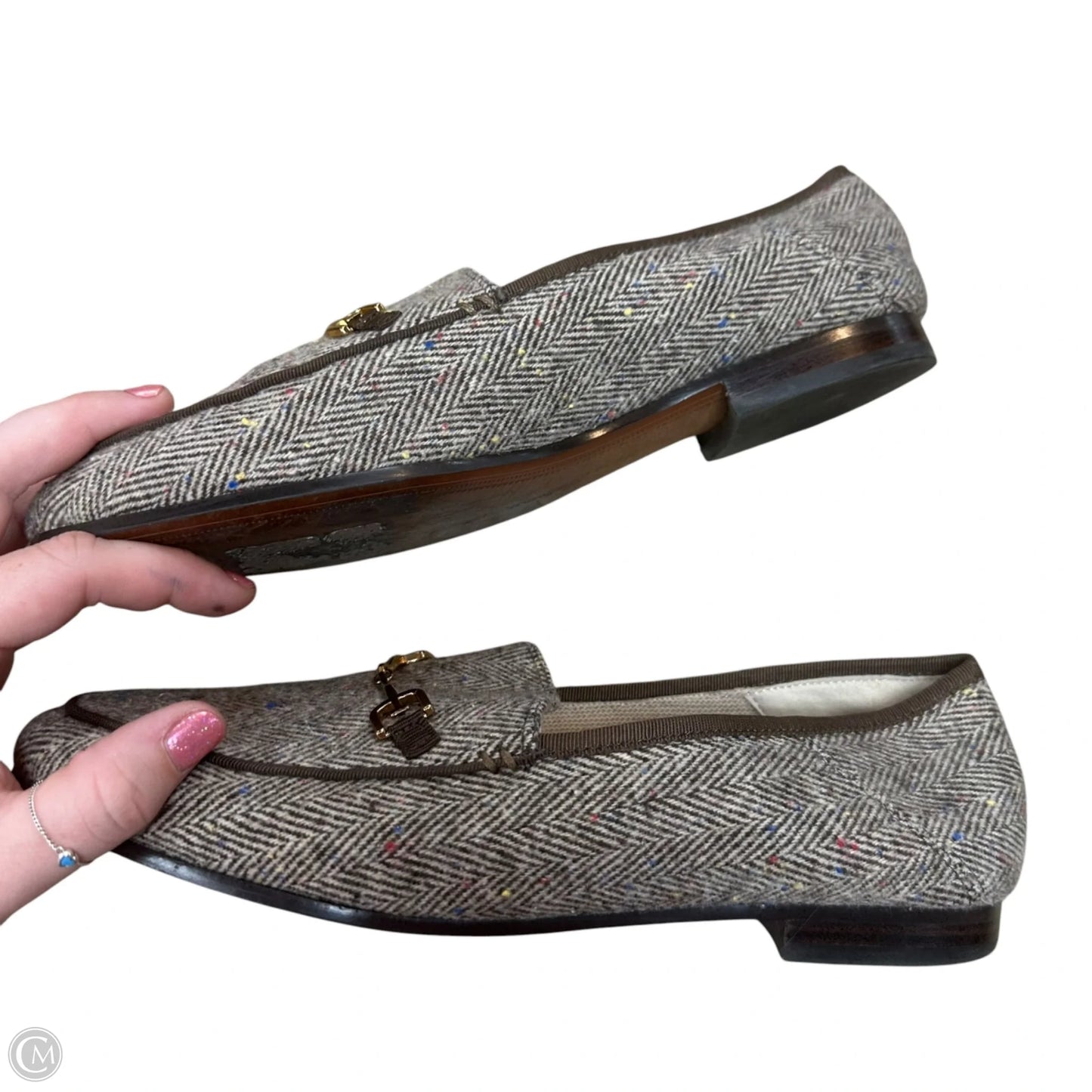 Shoes Flats By Sam Edelman In Brown, Size: 8