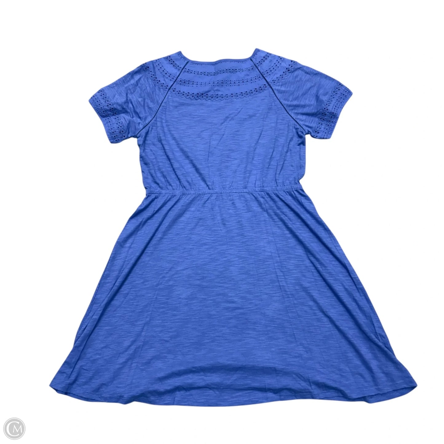 Dress Casual Midi By Talbots In Blue, Size: Xl