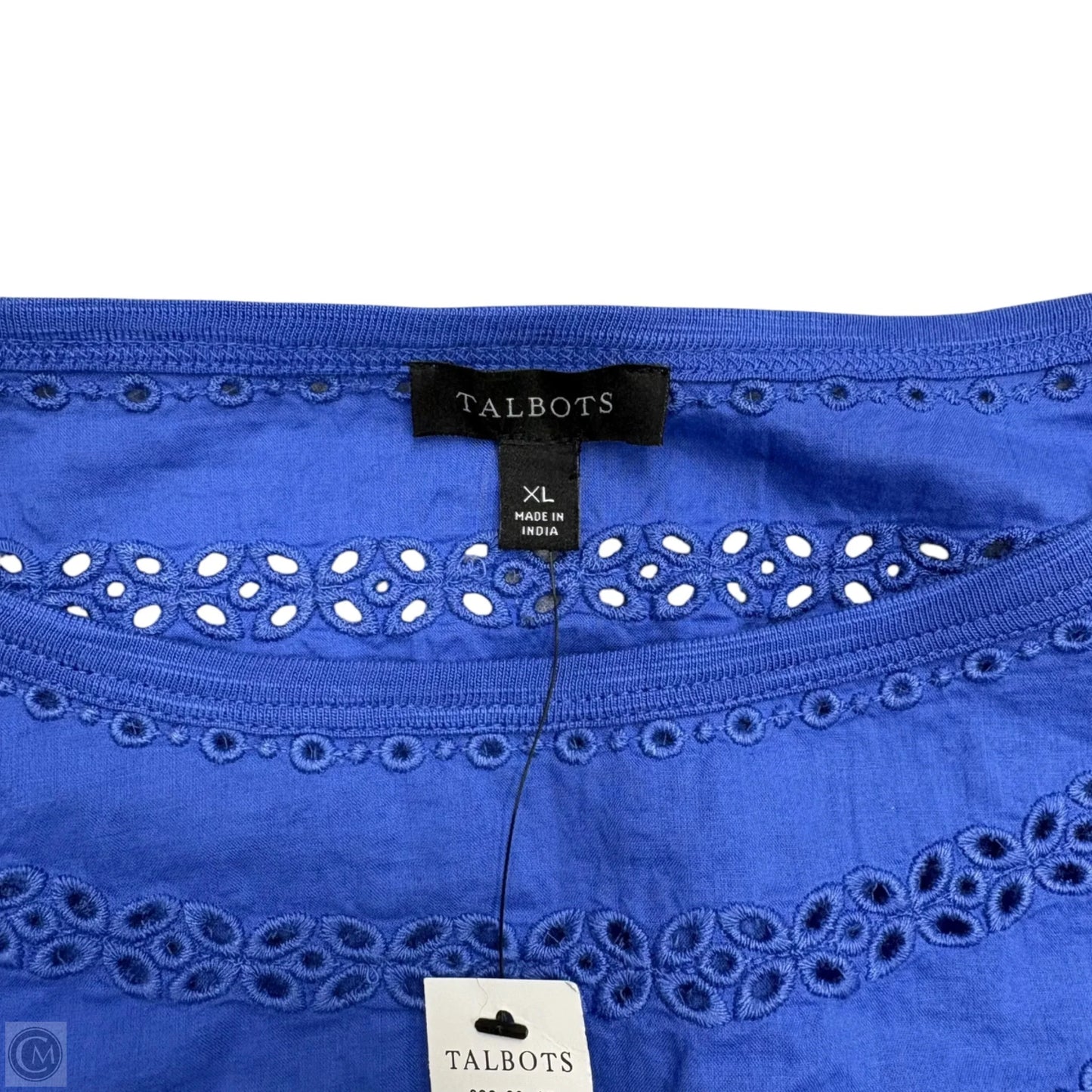Dress Casual Midi By Talbots In Blue, Size: Xl
