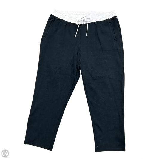 Athletic Pants By Talbots In Black & White, Size: 2x