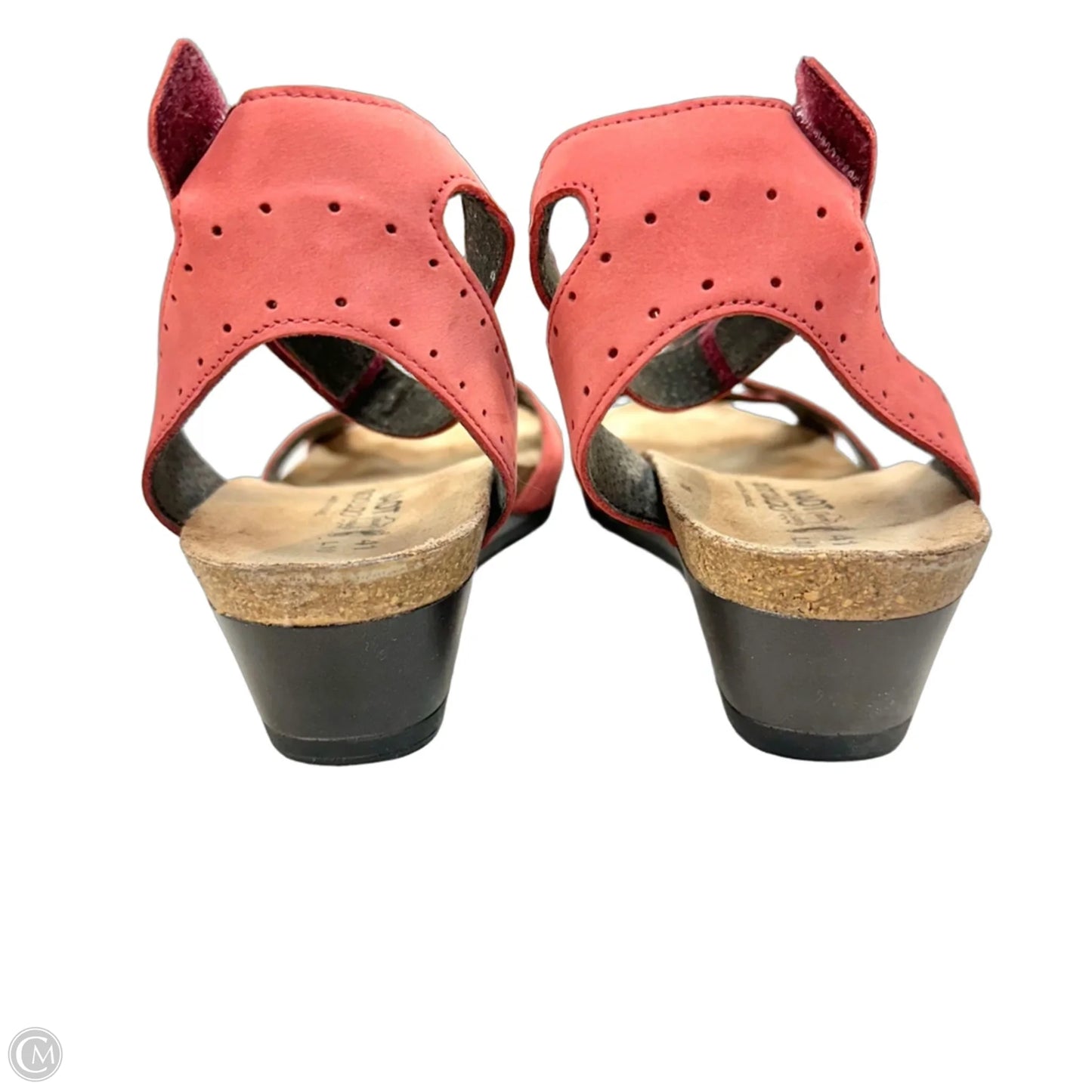Sandals Heels Platform By Naot In Red, Size: 10.5