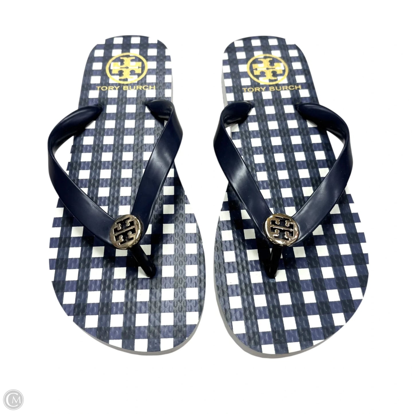 Sandals Designer By Tory Burch In Blue, Size: 7.5