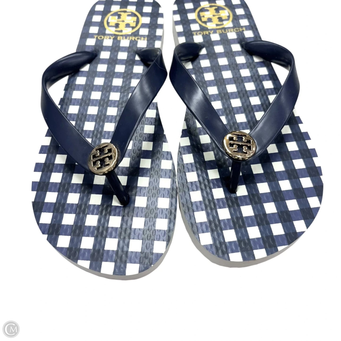 Sandals Designer By Tory Burch In Blue, Size: 7.5