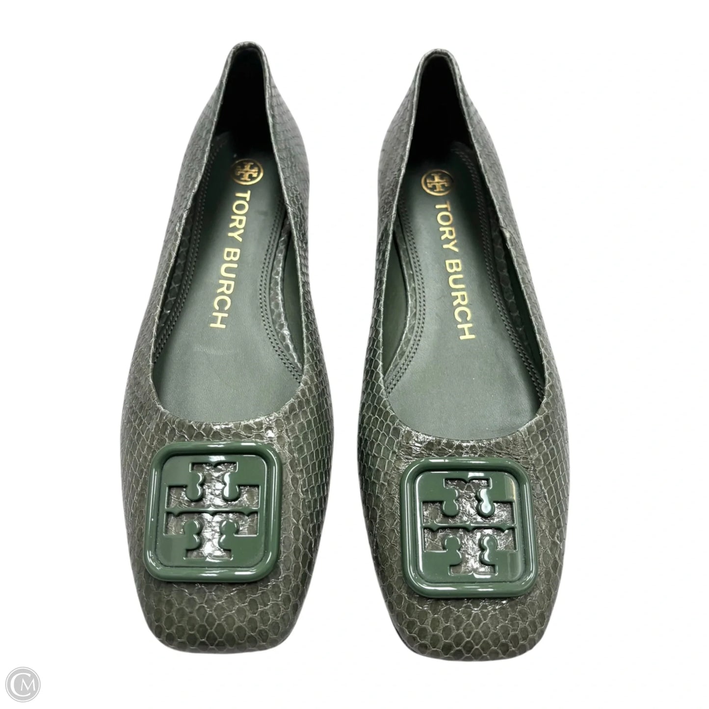 Shoes Designer By Tory Burch In Green, Size: 7